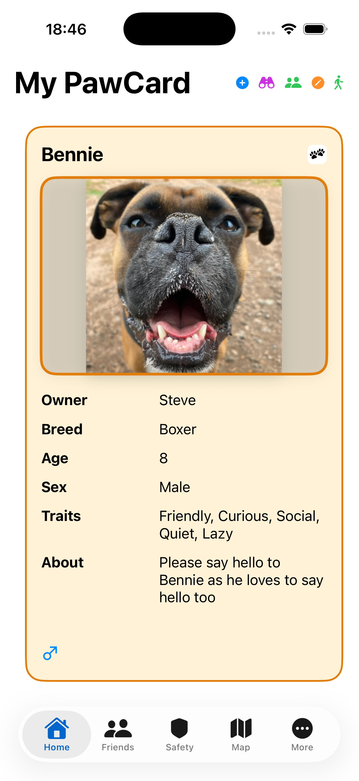 PawCards - Create your dog's digital profile
